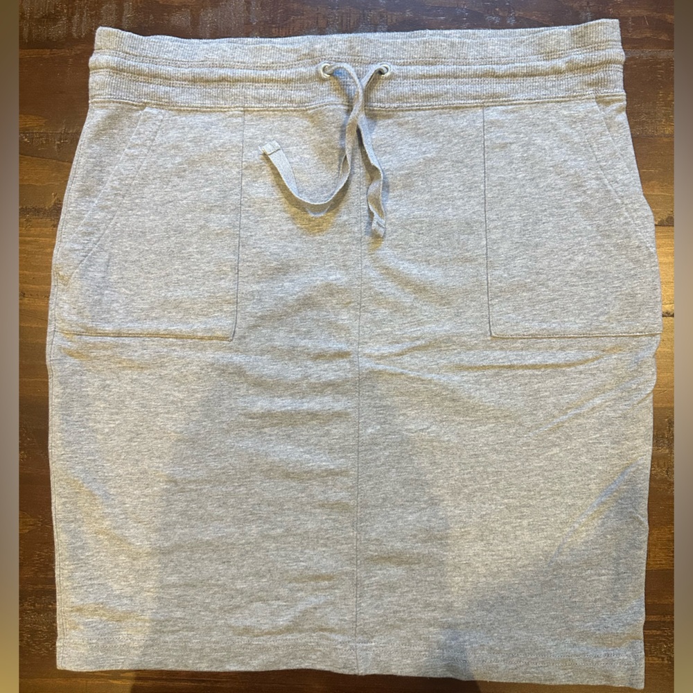 Calvin Klein Light Gray Pencil Skirt